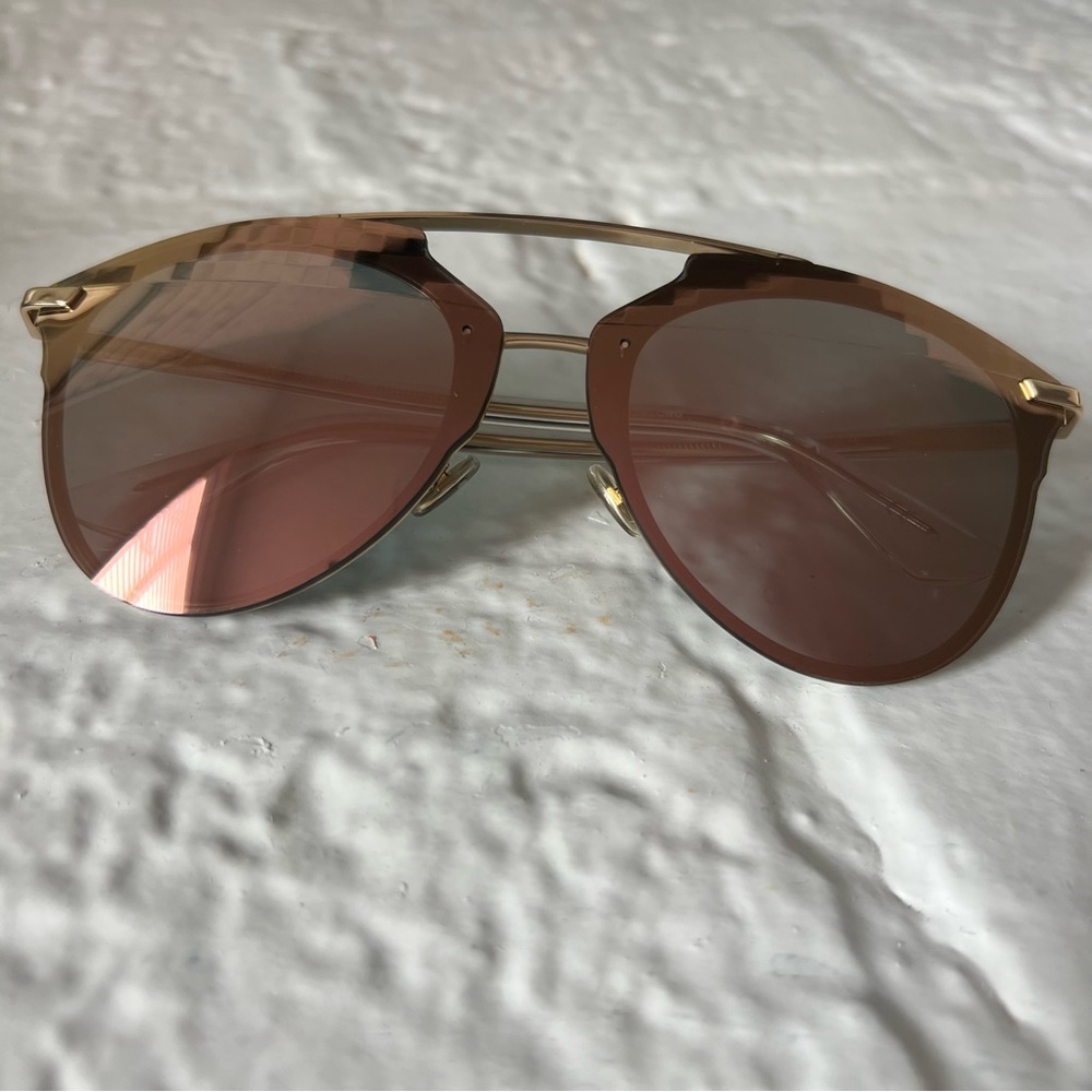 Dior Reflected Pixel Limited Edition Pink Rose Gold Sunglasses